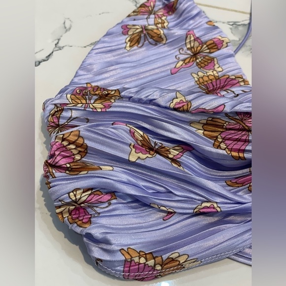 URBAN OUTFITTERS gorgeous satiny cropped/bustier Size XS - Picture 7 of 10